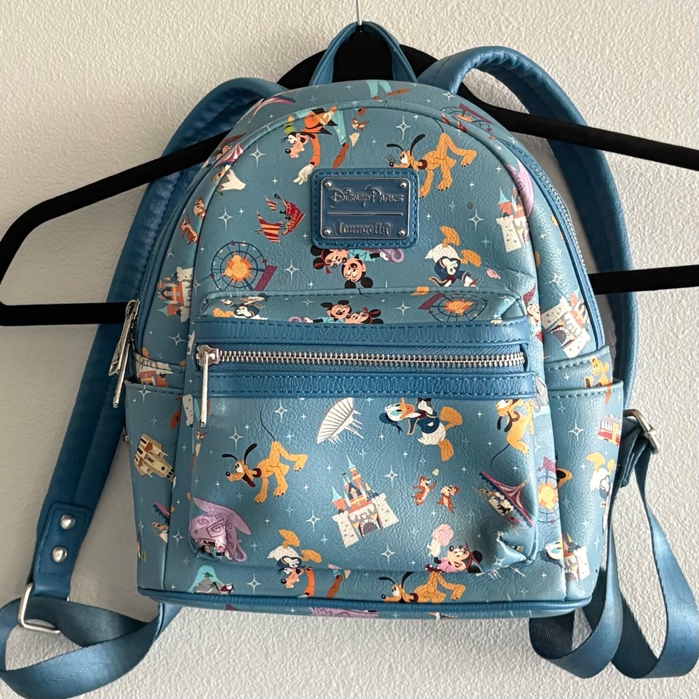 Loungefly Disneyland Mickey and Friends Mini Backpack